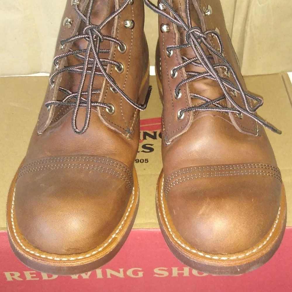 Boots are one size too big.